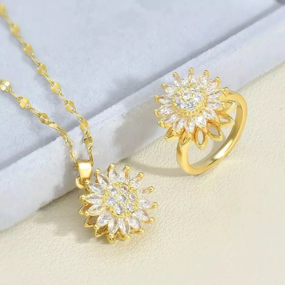 Somente Hoje, Compre 1 Anel Giraflor e Ganhe 1 Colar Giraflor🌻