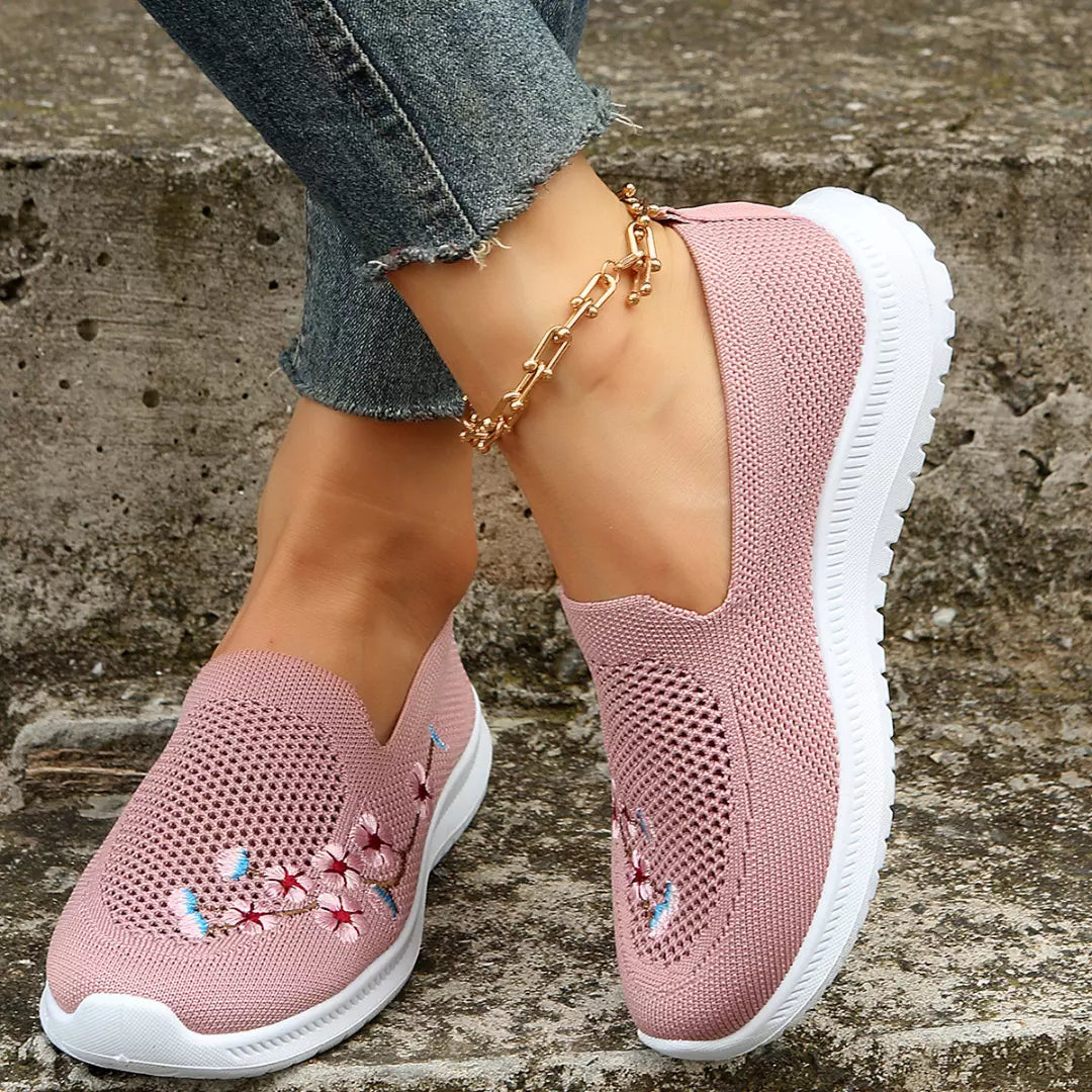 Tênis Feminino Floral Comfort - QUEIMA DE ESTOQUE 🔥 ÚLTIMAS UNIDADES
