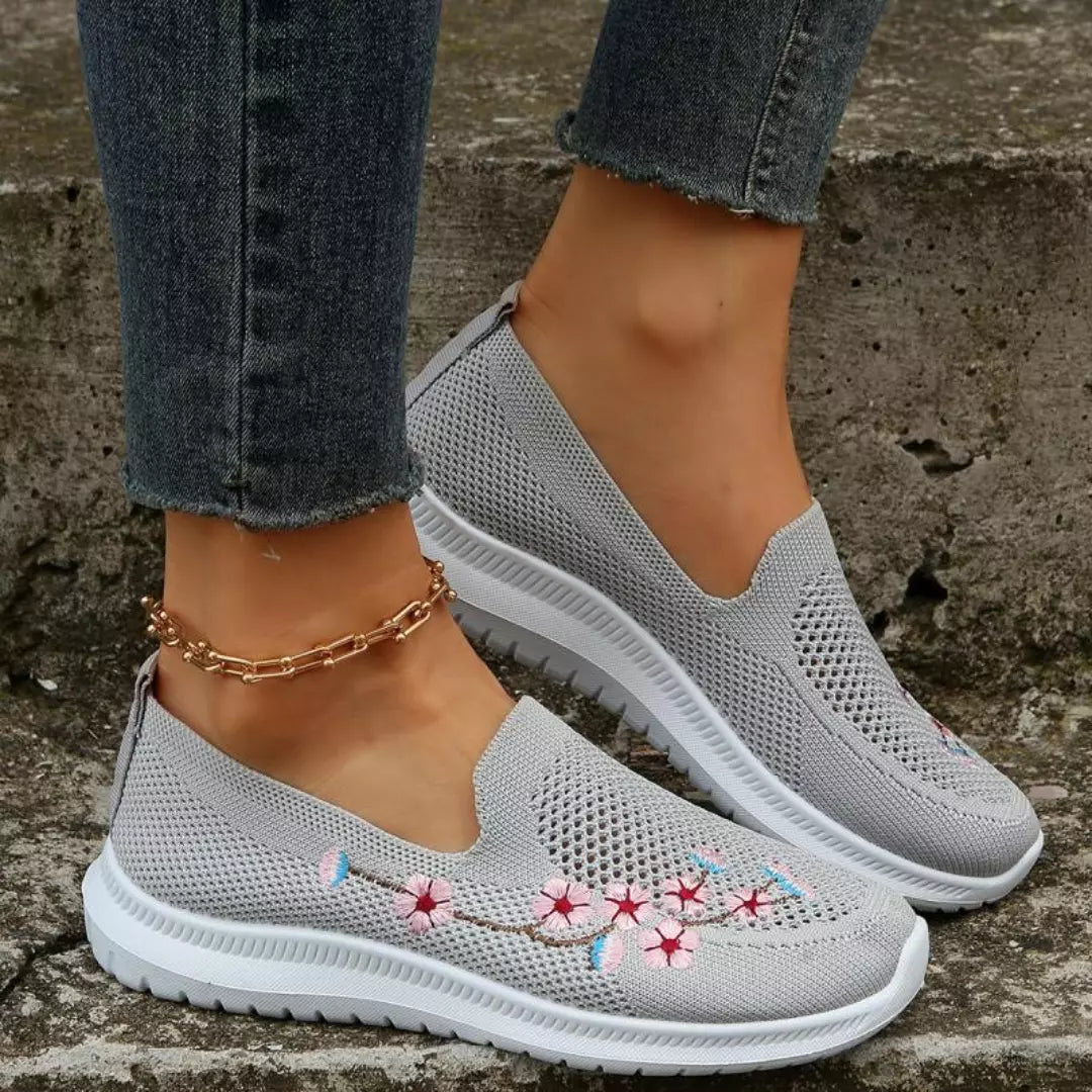 Tênis Feminino Floral Comfort - QUEIMA DE ESTOQUE 🔥 ÚLTIMAS UNIDADES