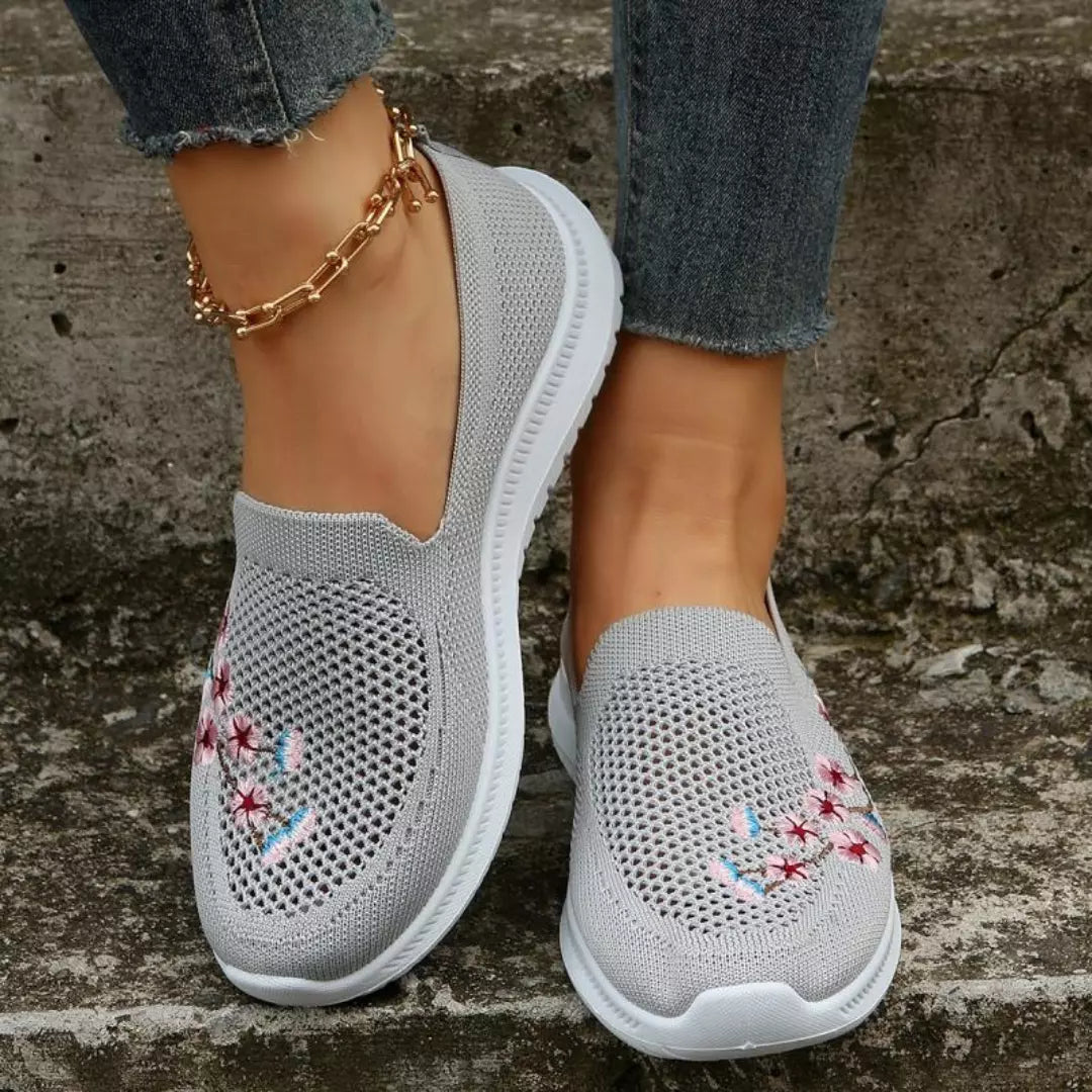 Tênis Feminino Floral Comfort - QUEIMA DE ESTOQUE 🔥 ÚLTIMAS UNIDADES