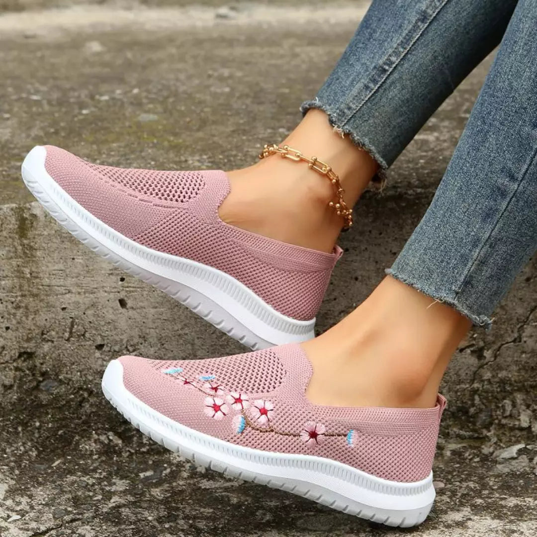 Tênis Feminino Floral Comfort - QUEIMA DE ESTOQUE 🔥 ÚLTIMAS UNIDADES