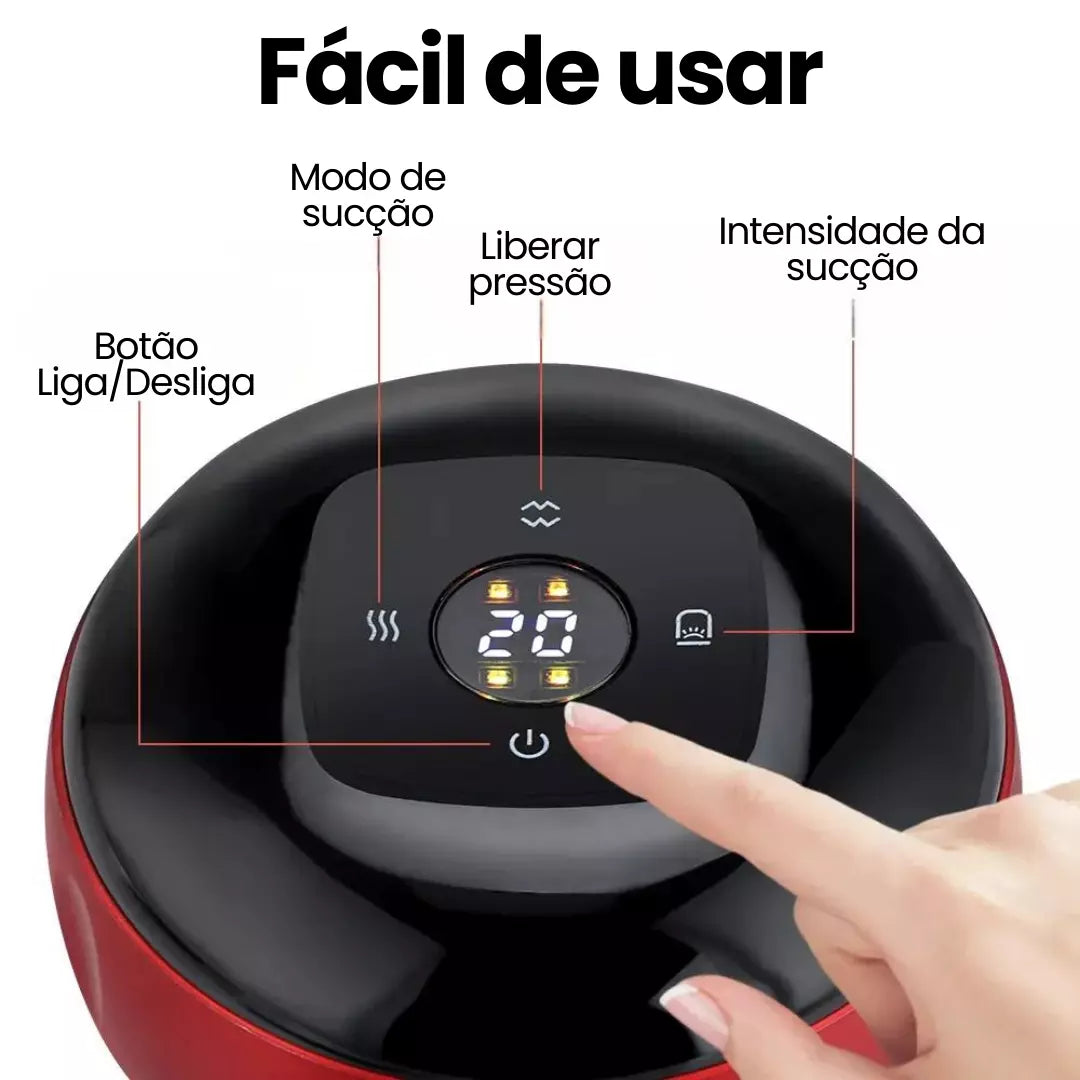 Vacum™ Ventosaterapia - Ameniza Dores Musculares e Elimina Toxinas