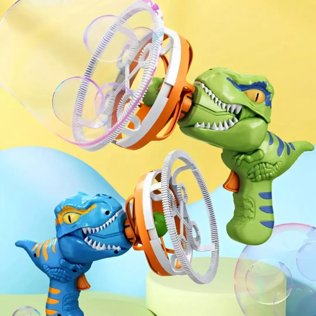 Lançador de Bolhas de Sabão Dino Bubble